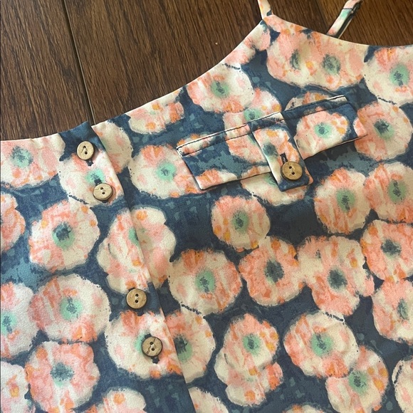 Rachel Roy Floral Spaghetti Strap Top Medium - Picture 3 of 5